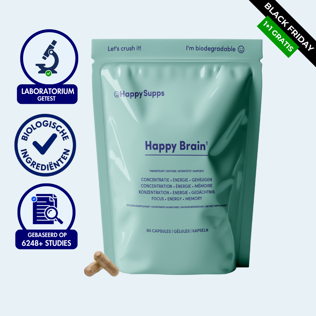Happy Brain - Premium Nootropic Formule