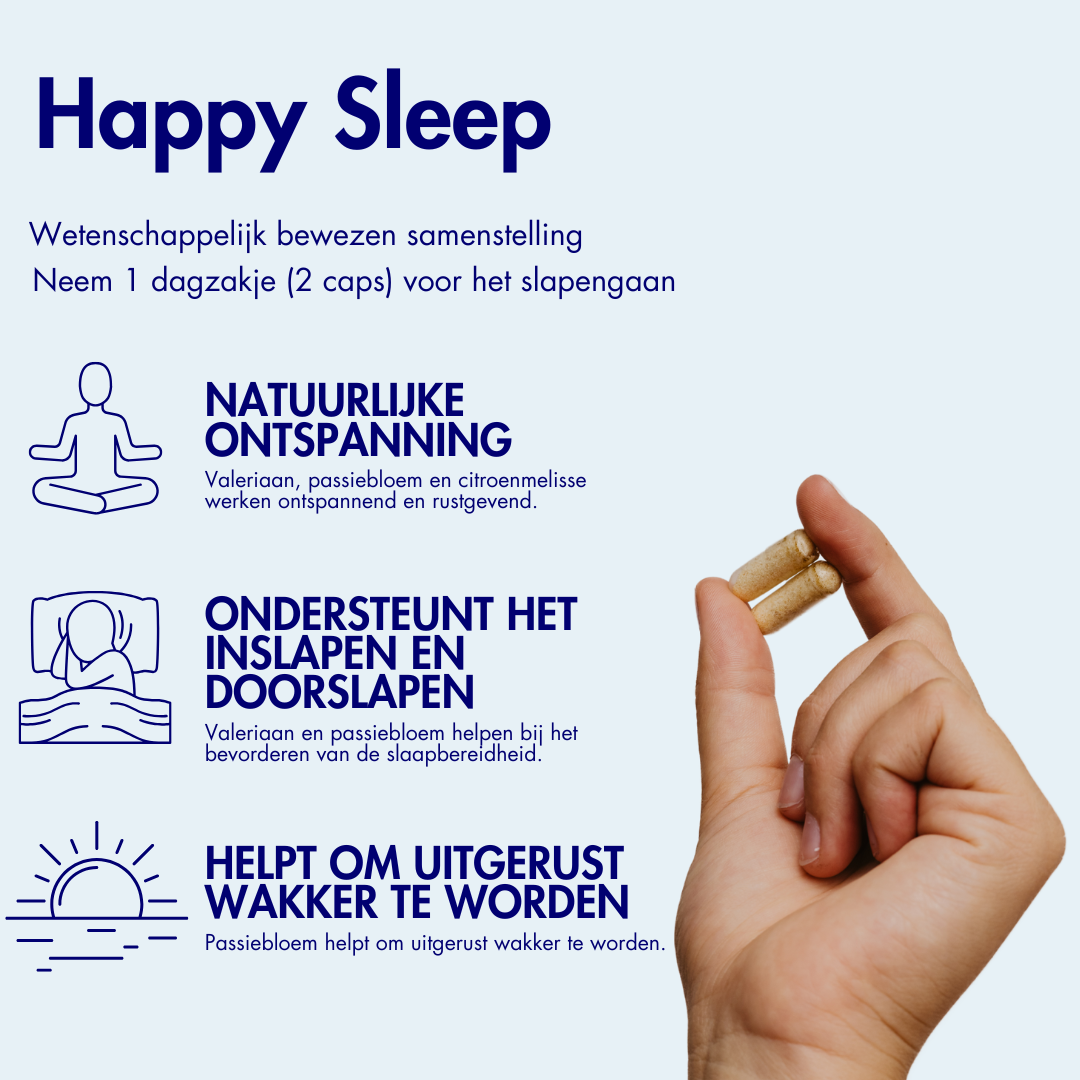 Happy Sleep -  Premium Slaap & Ontspanning Formule