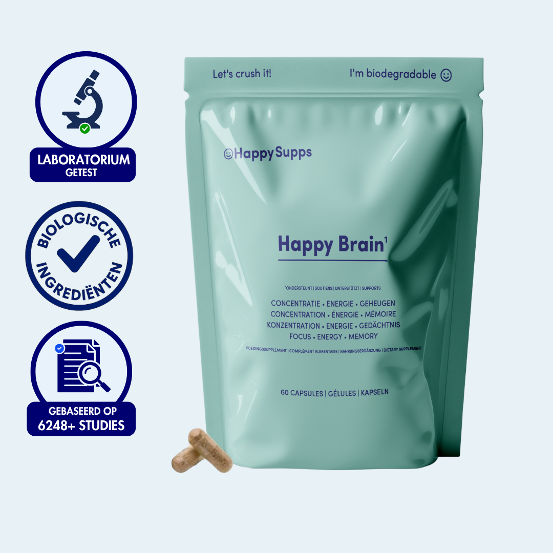 Happy Brain - Premium supplément nootropique